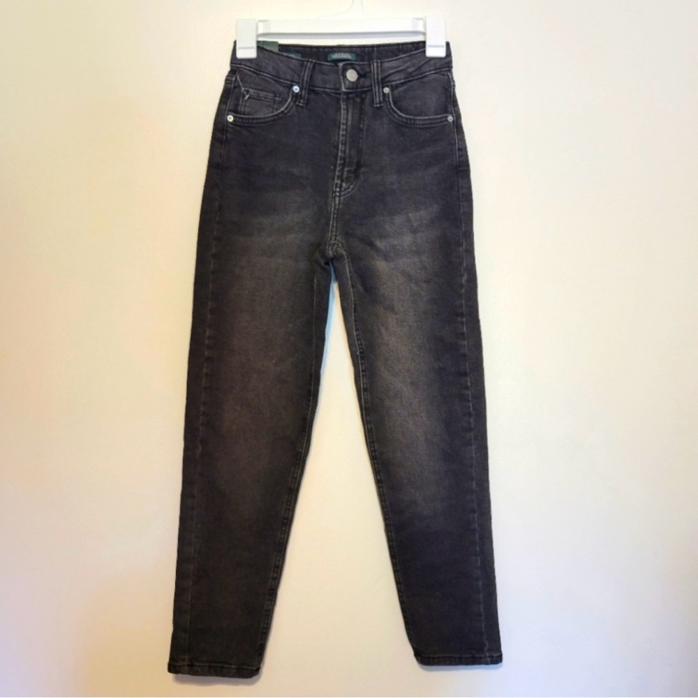 🎯 Nwt Wild Fable black/grey Super high rise mom jeans
